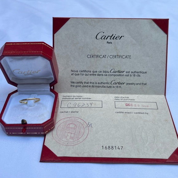 CARTIER Flat Edge Band - Picture 3 of 7